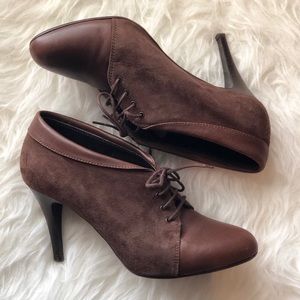 J.Crew Vintage Style Ankle Boot Bootie Brown, 7.5 Size Witch 120s